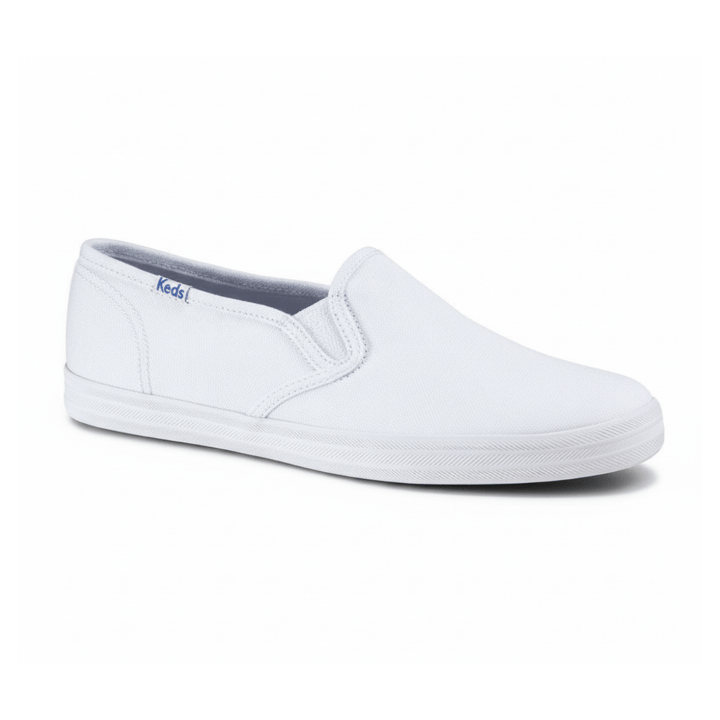Keds Women's WF23240 Champion Slip On White