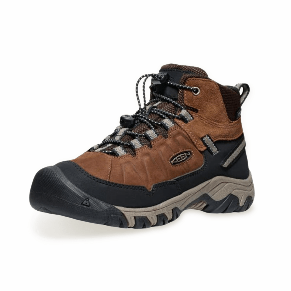 Keen Boys (Grade School) Targhee IV Mid Waterproof Bison/Brindle