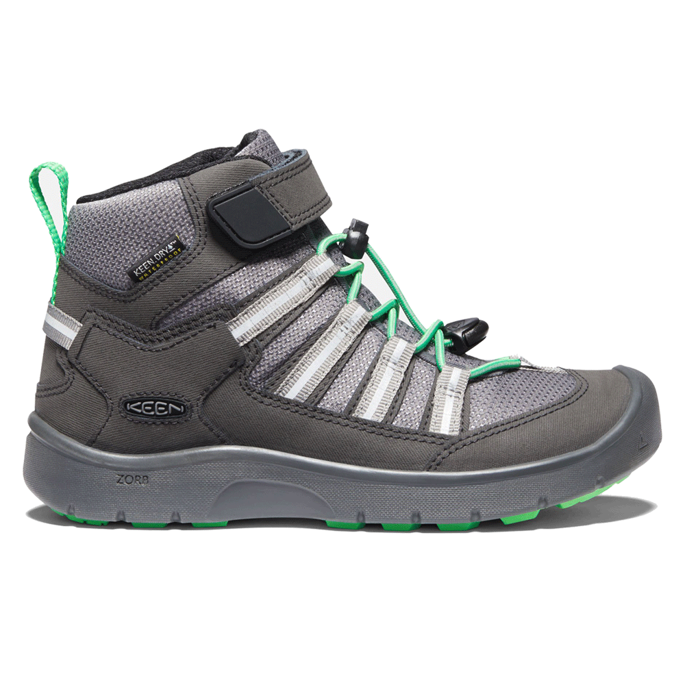 Keen Boys Hikeport II Sport Waterproof Boot Black/Irish Green (Sizes 9-13)