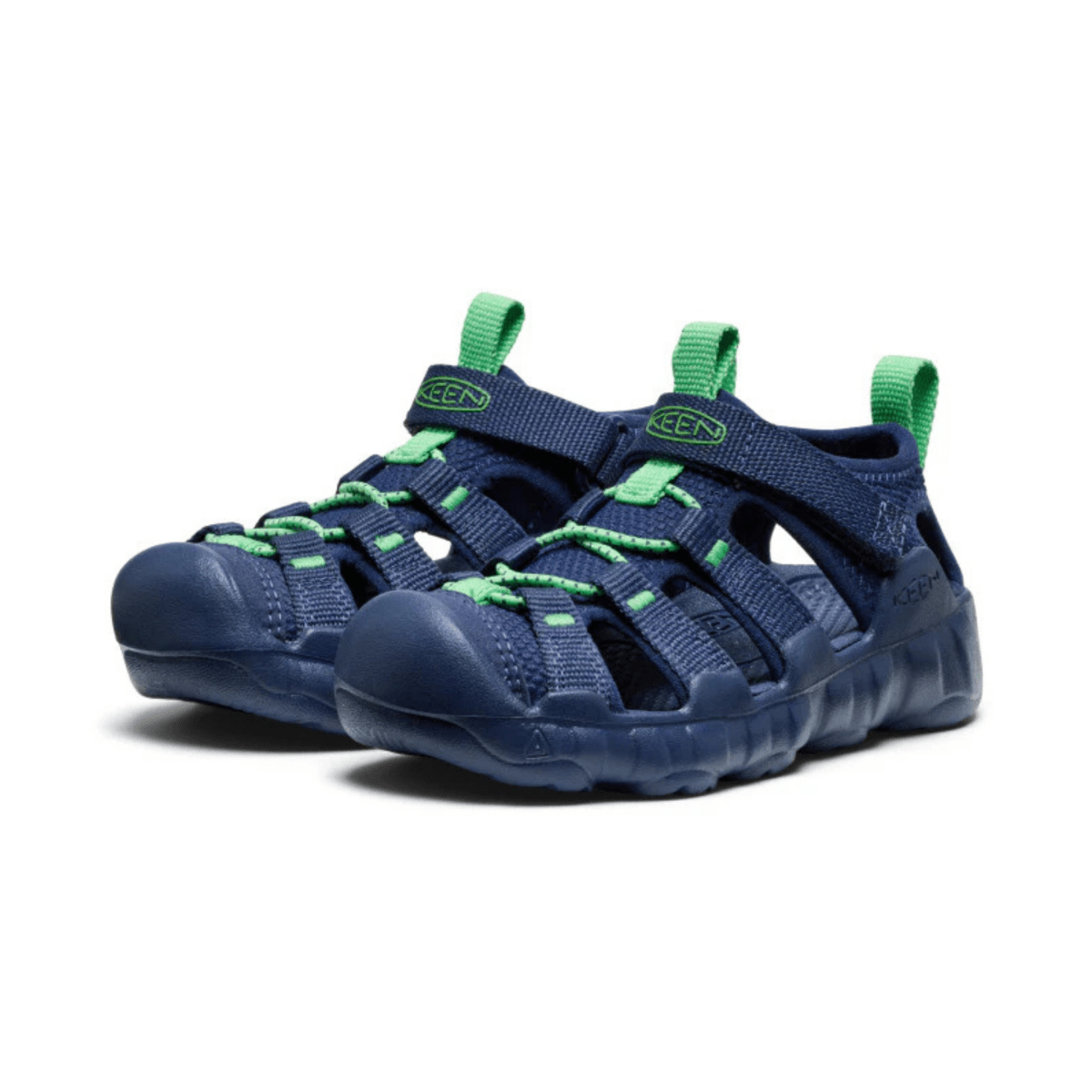 Keen Boys (Sizes 1-6) Hyperport H2 Naval Academy/Vibrant Green
