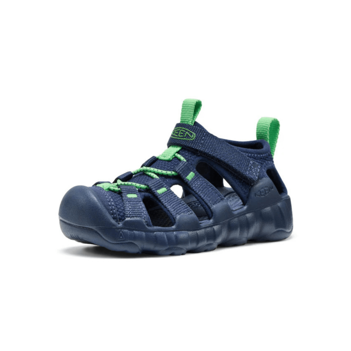 Keen Boys (Sizes 8-13) Hyperport H2 Naval Academy/Vibrant Green