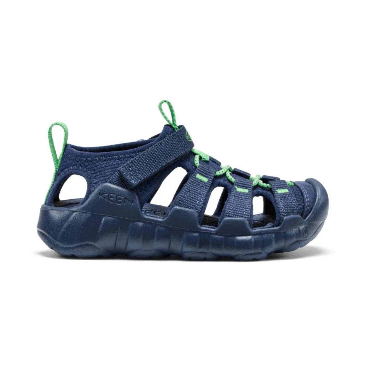 Keen Boys (Sizes 8-13) Hyperport H2 Naval Academy/Vibrant Green