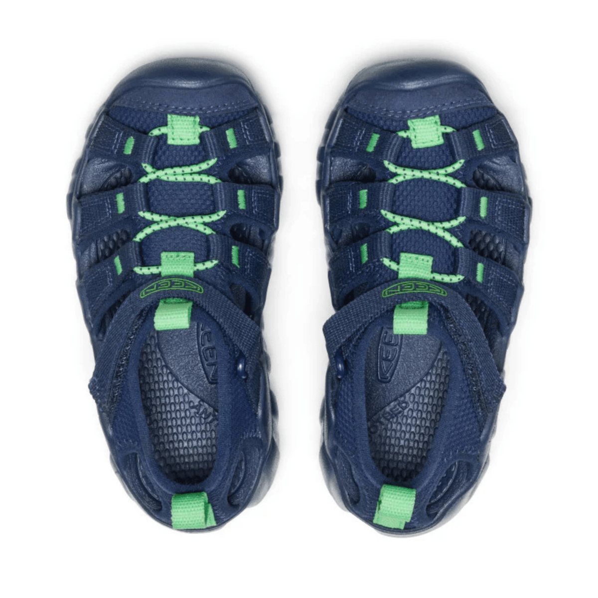 Keen Boys (Sizes 8-13) Hyperport H2 Naval Academy/Vibrant Green