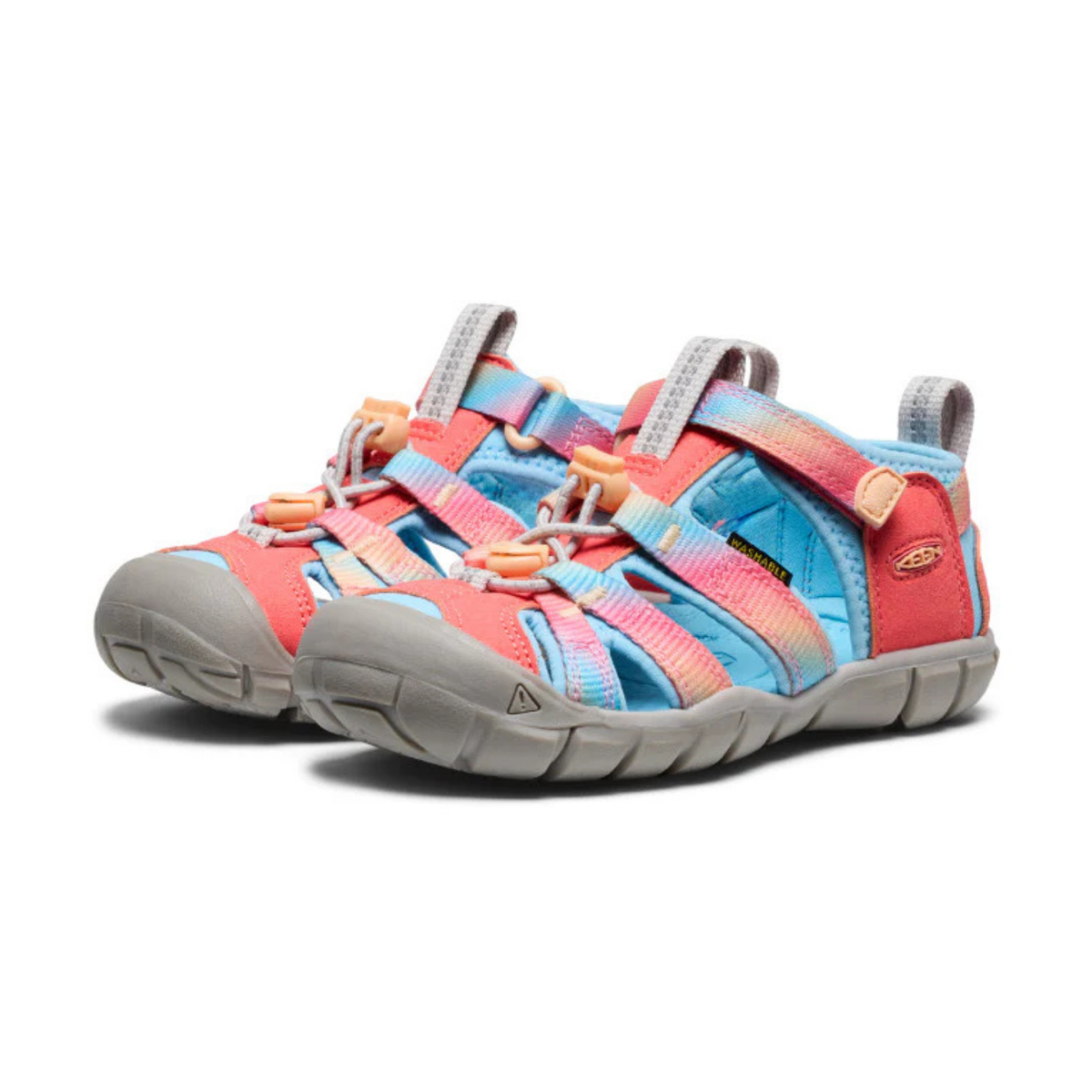 Keen Girls (Sizes 1-5) Seacamp II CNX Ombre Pink Lemonade