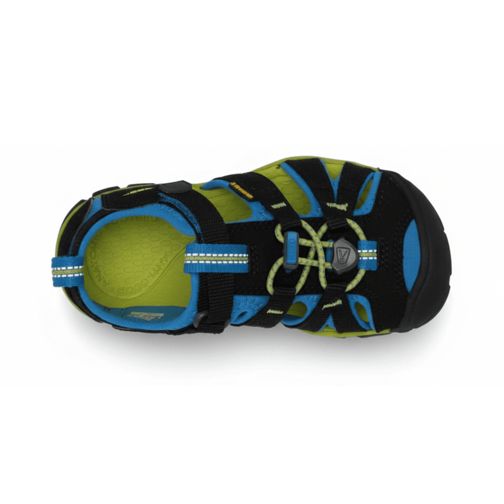Keen Kids (Grade School) Seacamp II CNX Black/Blue/Lime