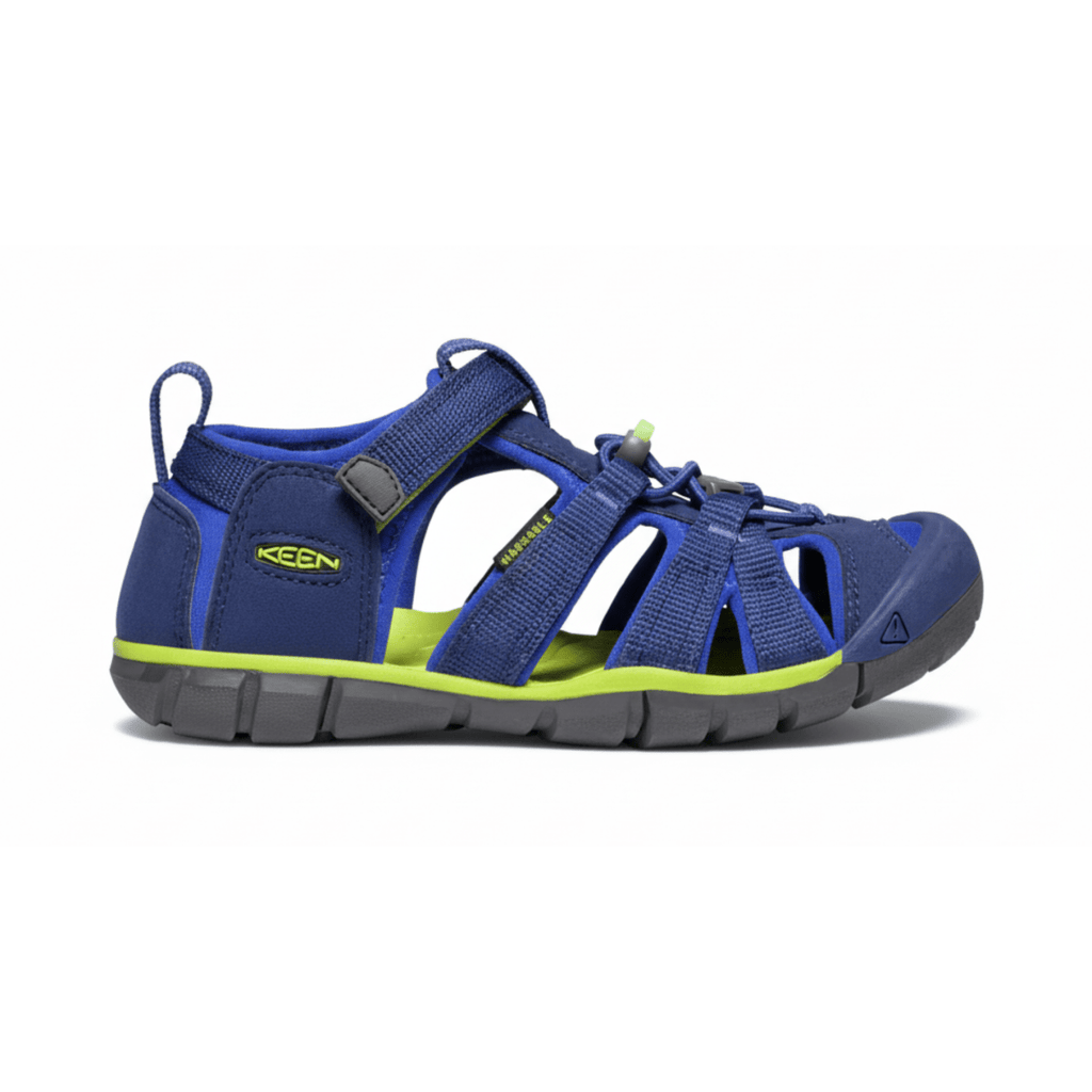 Keen Kids (Grade School) Seacamp II CNX Blue Depths/Chartreuse