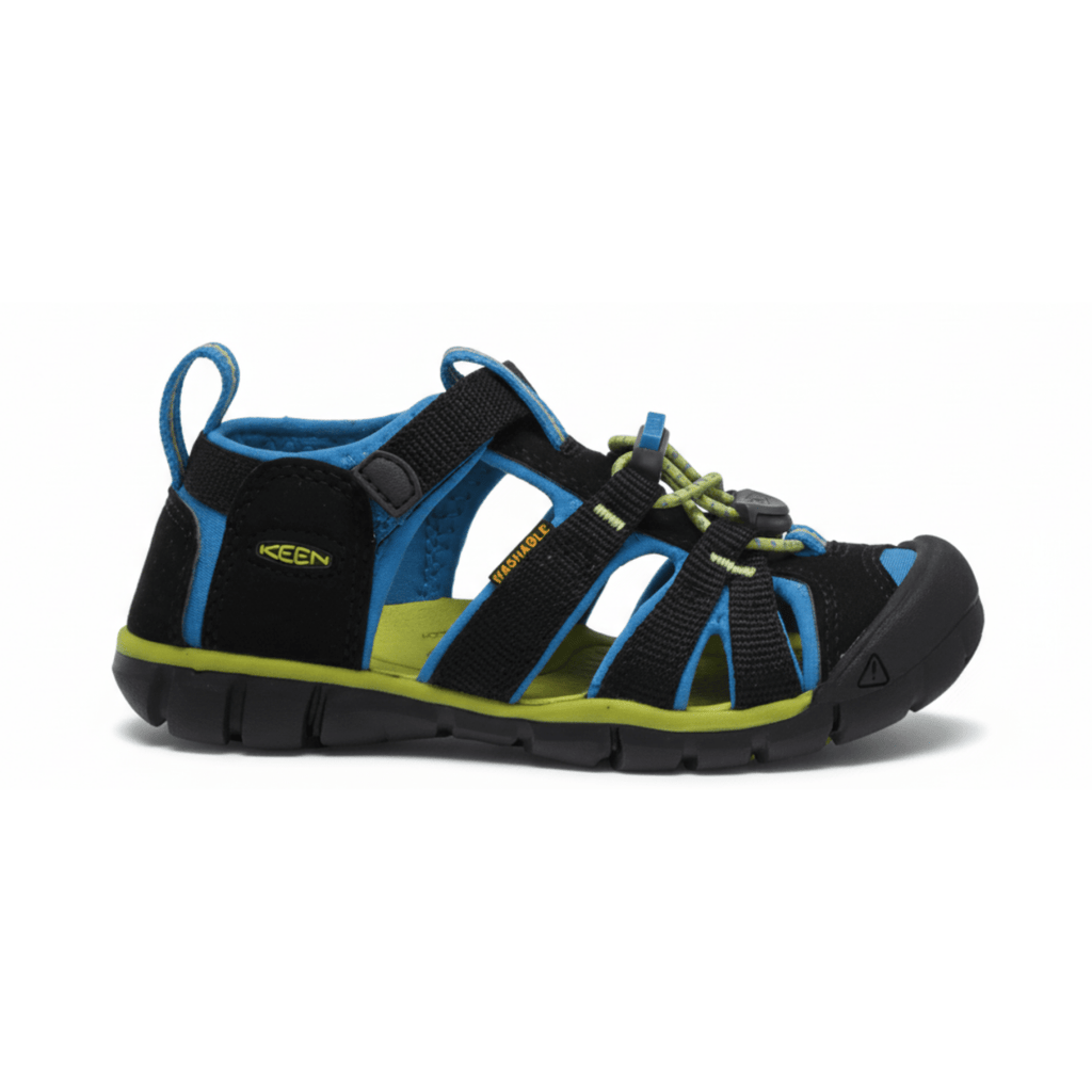 Keen Kids (Preschool) Seacamp II CNX Black/Blue/Lime
