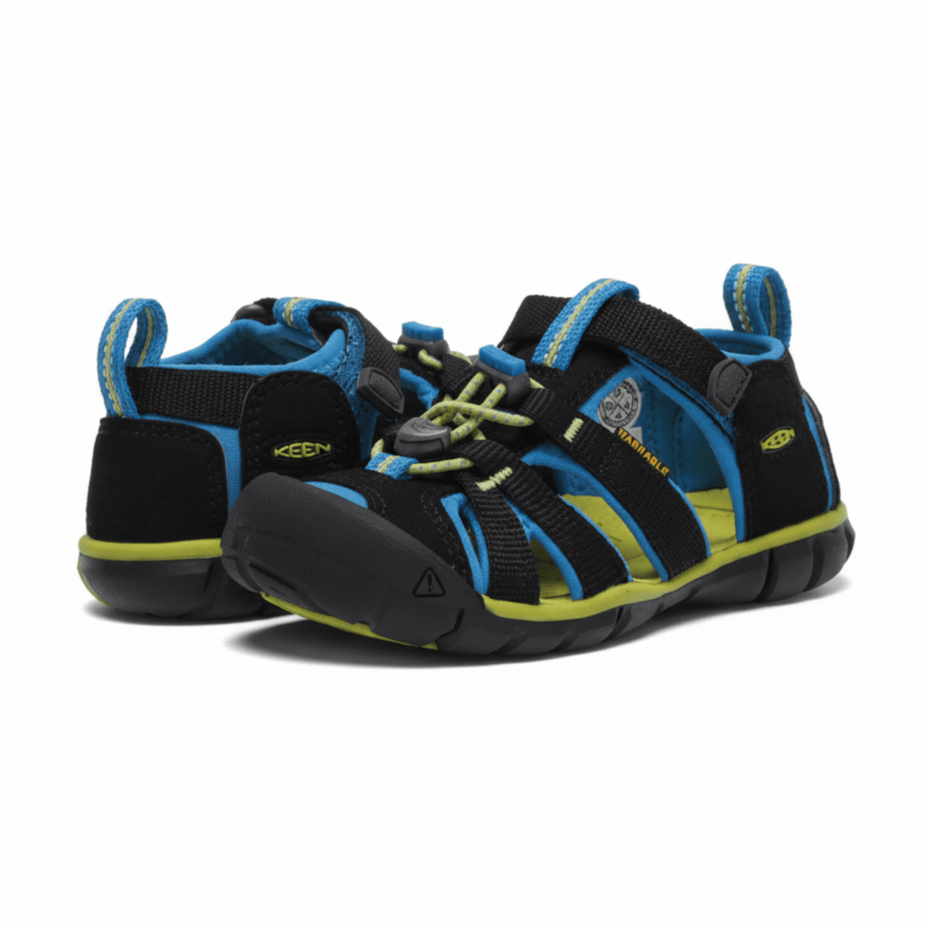 Keen Kids (Preschool) Seacamp II CNX Black/Blue/Lime