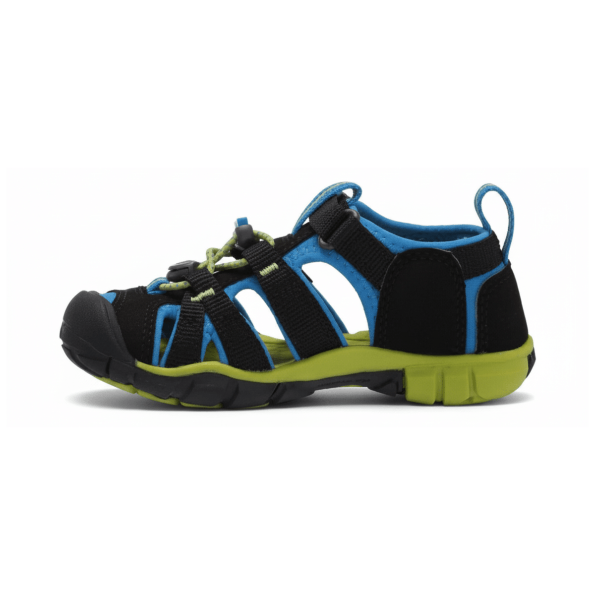 Keen Kids (Preschool) Seacamp II CNX Black/Blue/Lime