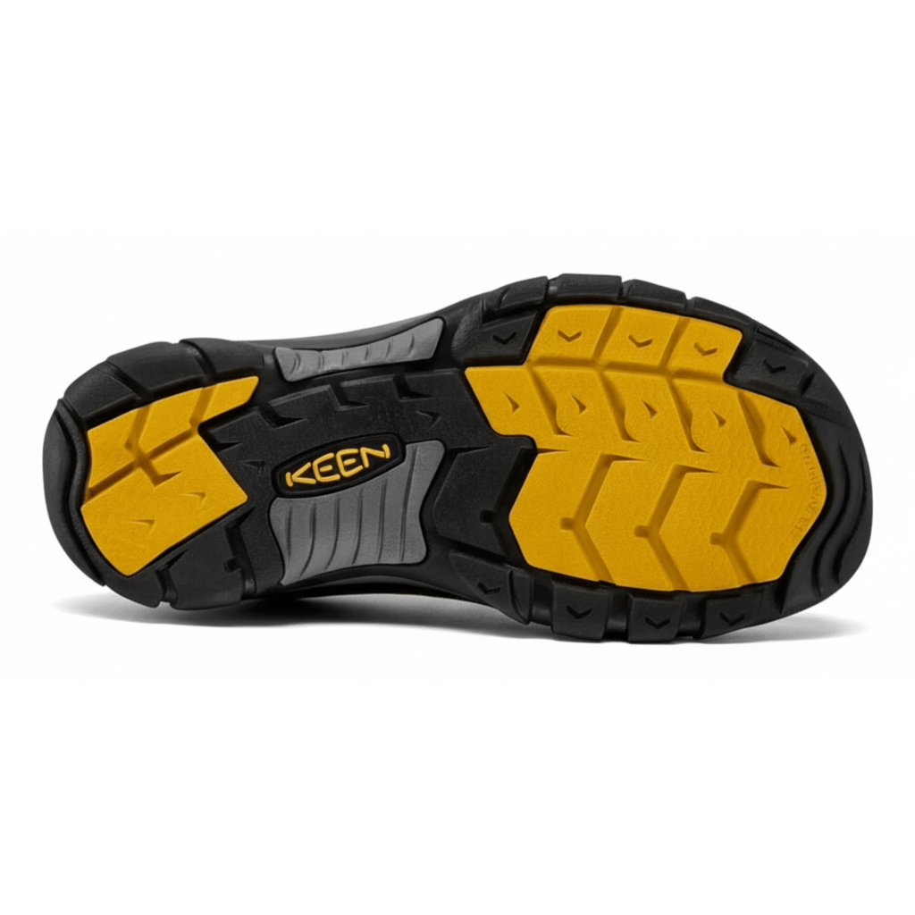 Keen Men's Newport H2 Black Fabric Water Friendly