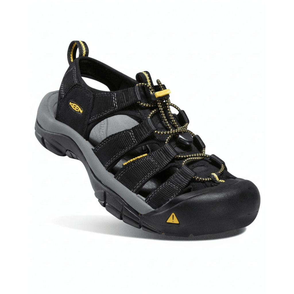 Keen Men's Newport H2 Black Fabric Water Friendly