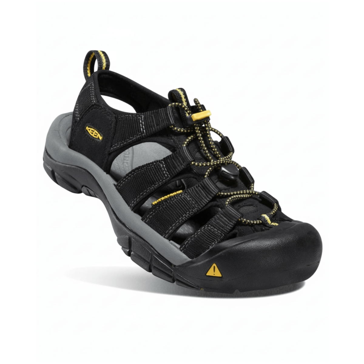 Keen Men's Newport H2 Black Fabric Water Friendly