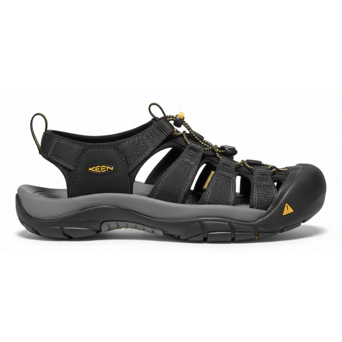 Keen Men's Newport H2 Black Fabric Water Friendly