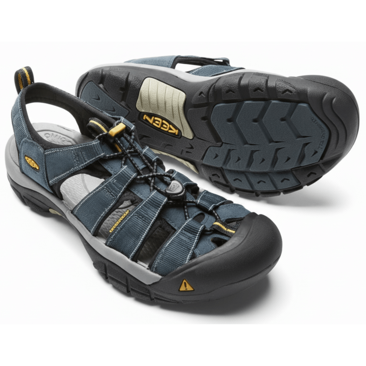 Keen Men's Newport H2 Navy/Grey Fabric Water Friendly