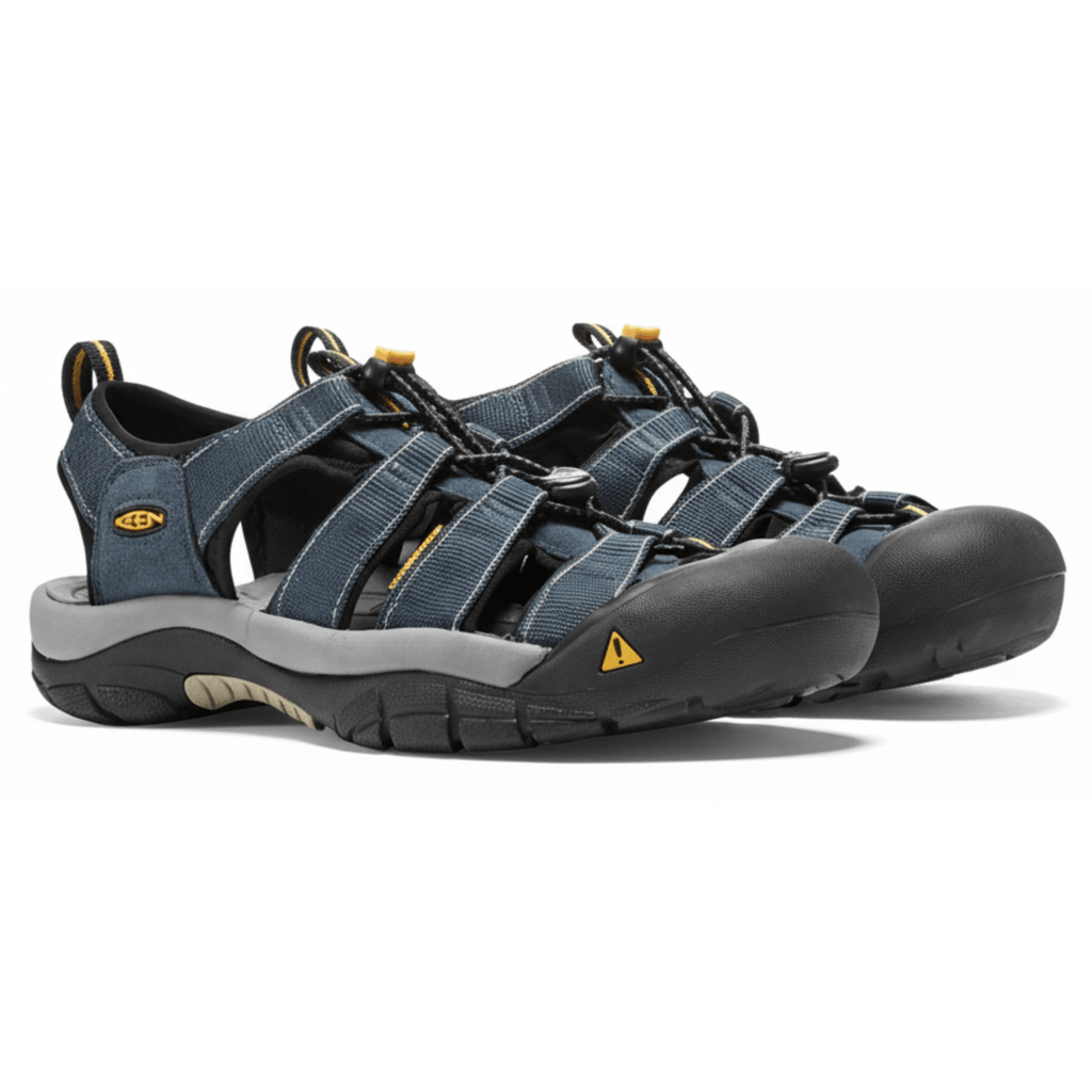 Keen Men's Newport H2 Navy/Grey Fabric Water Friendly
