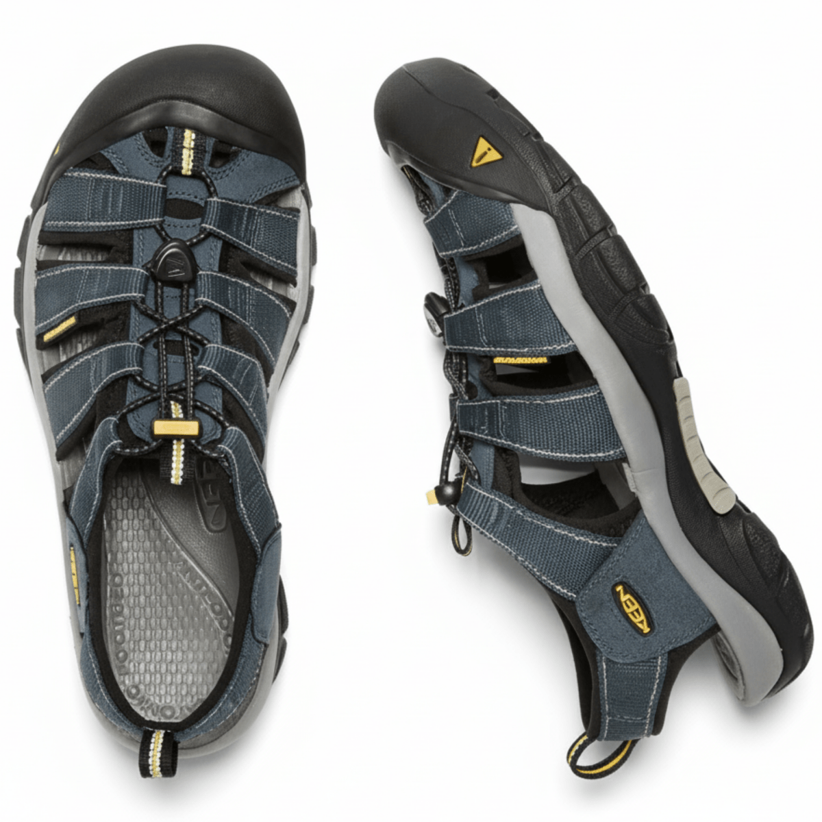 Keen Men's Newport H2 Navy/Grey Fabric Water Friendly