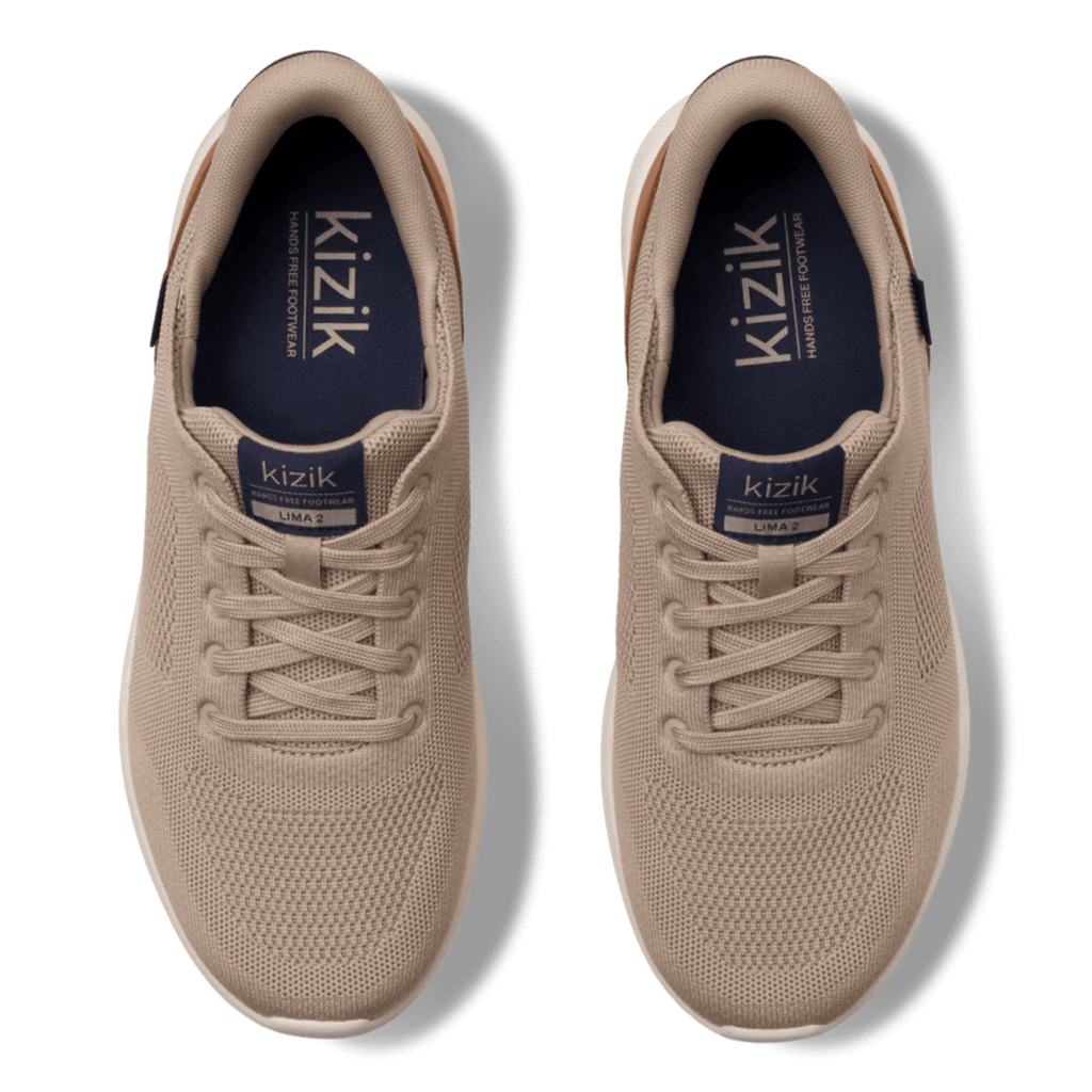 Kizik Men's Lima 2 Lite Taupe Mesh