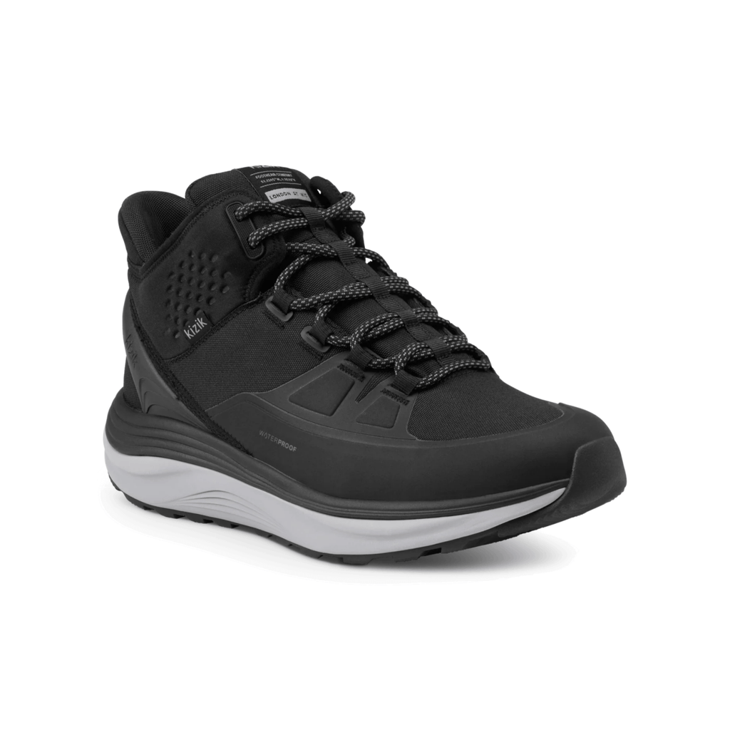 Kizik Men's London All-Terrain Mid Black/Alloy Waterproof
