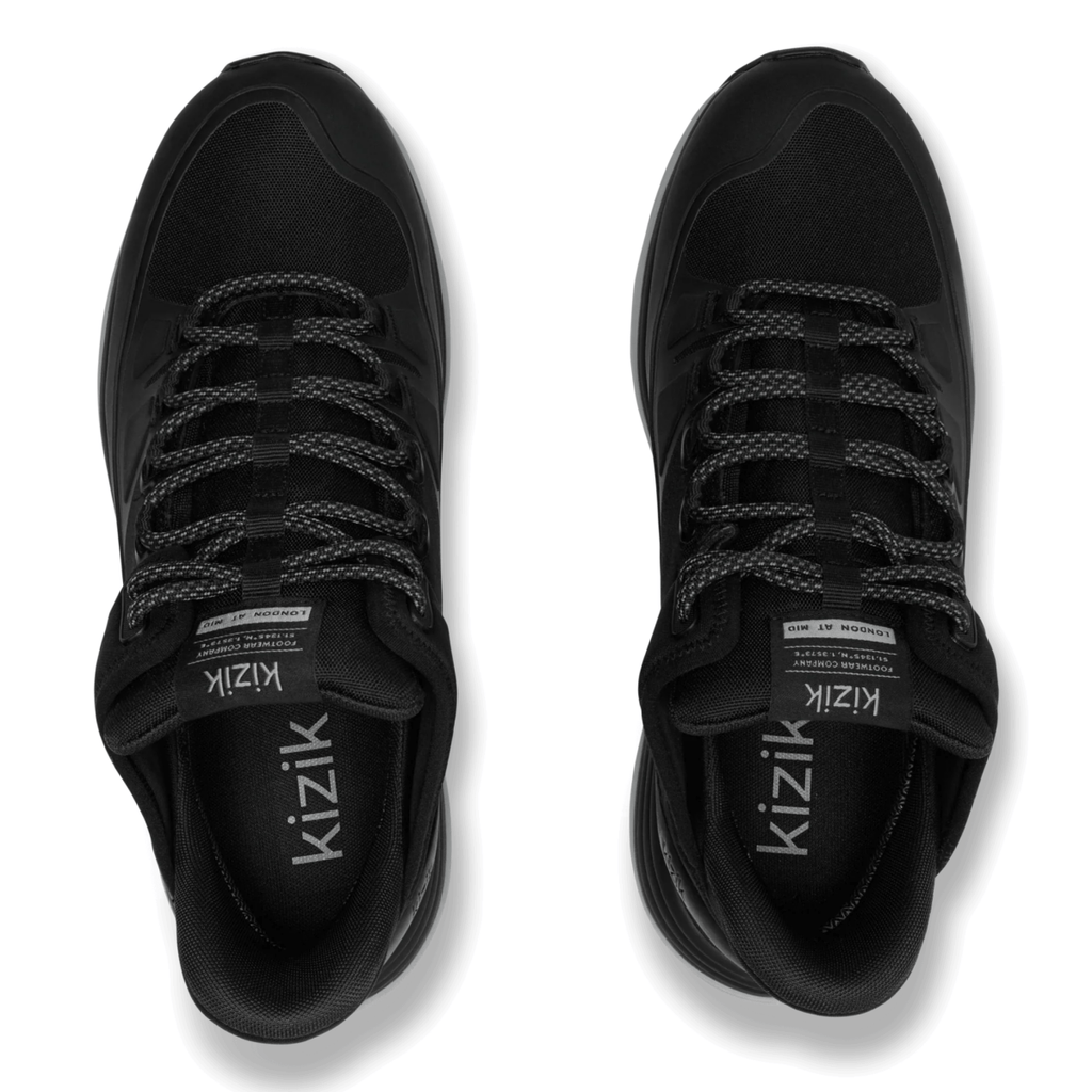 Kizik Men's London All-Terrain Mid Black/Alloy Waterproof