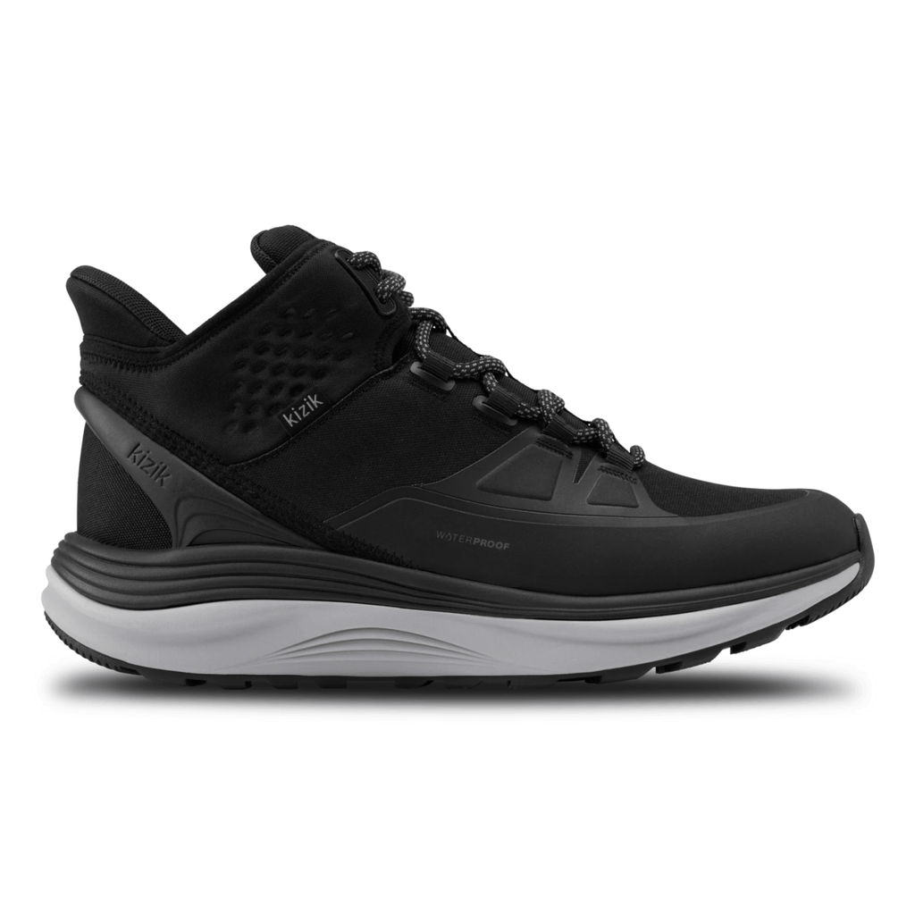 Kizik Men's London All-Terrain Mid Black/Alloy Waterproof
