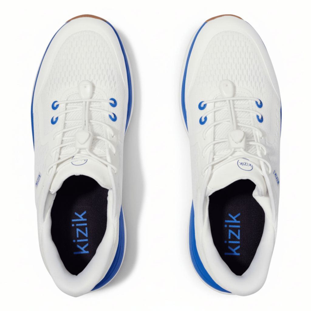 Kizik Men's London Bright White/Super Sonic