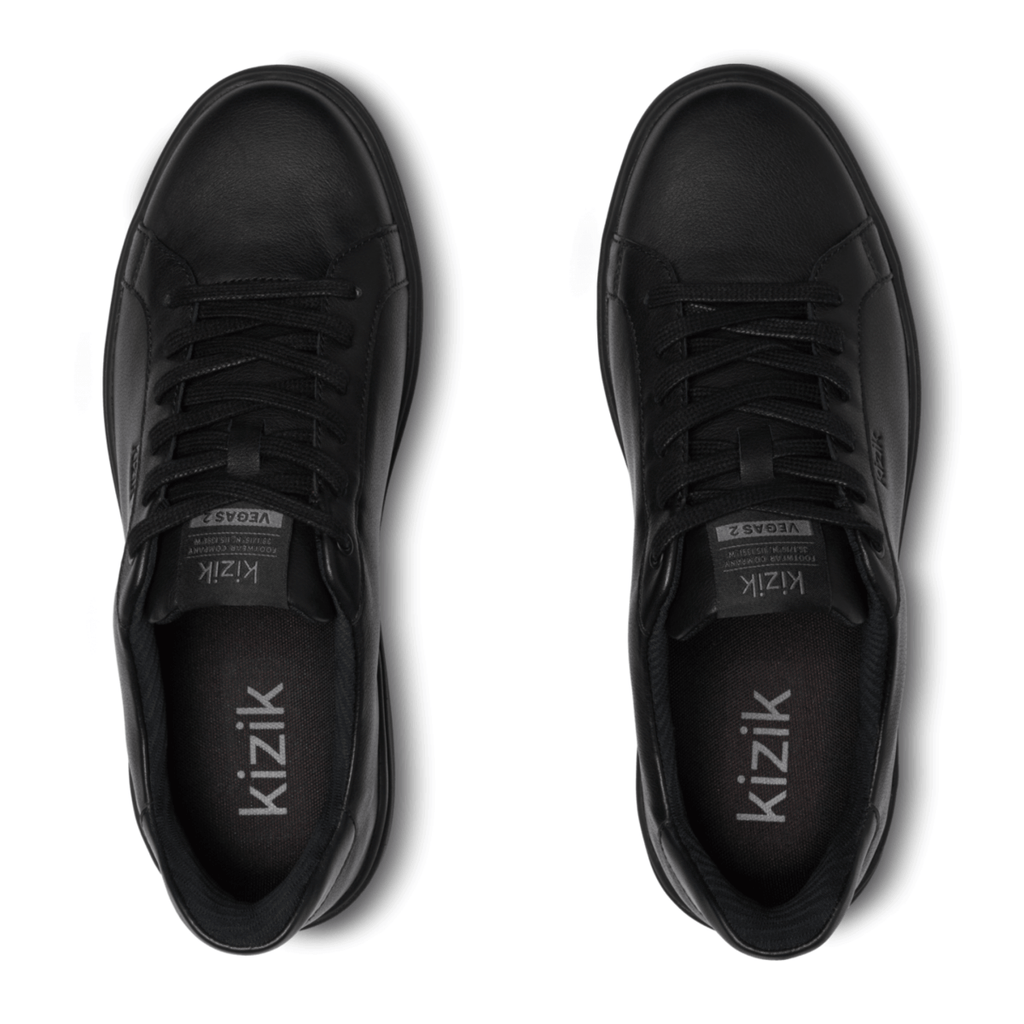 Kizik Men's Vegas 2 Blackout Leather