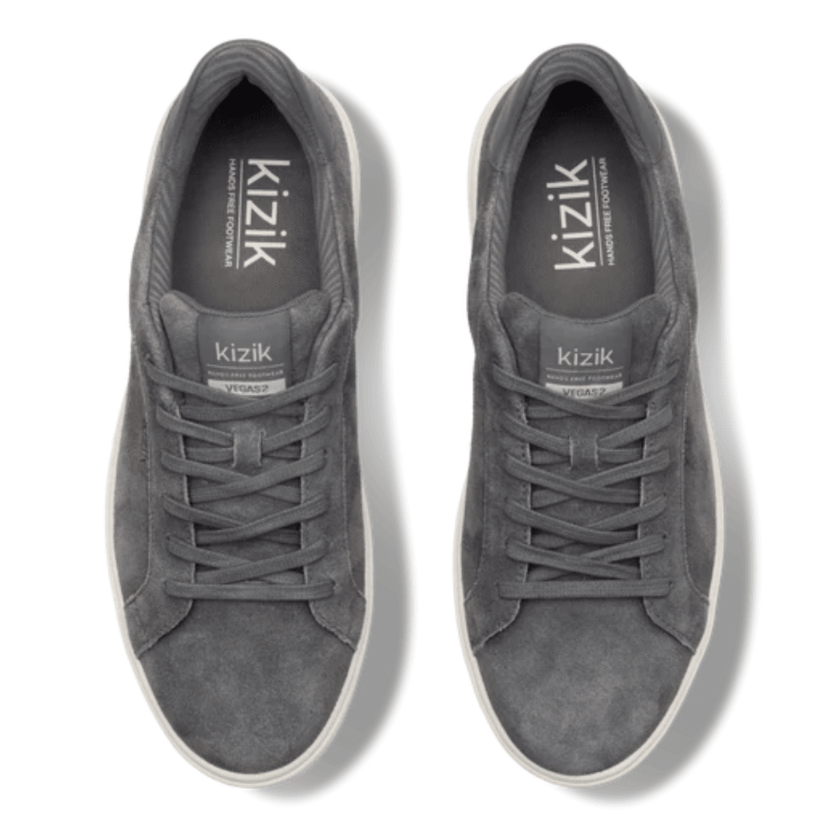 Kizik Men's Vegas 2 Grey Suede