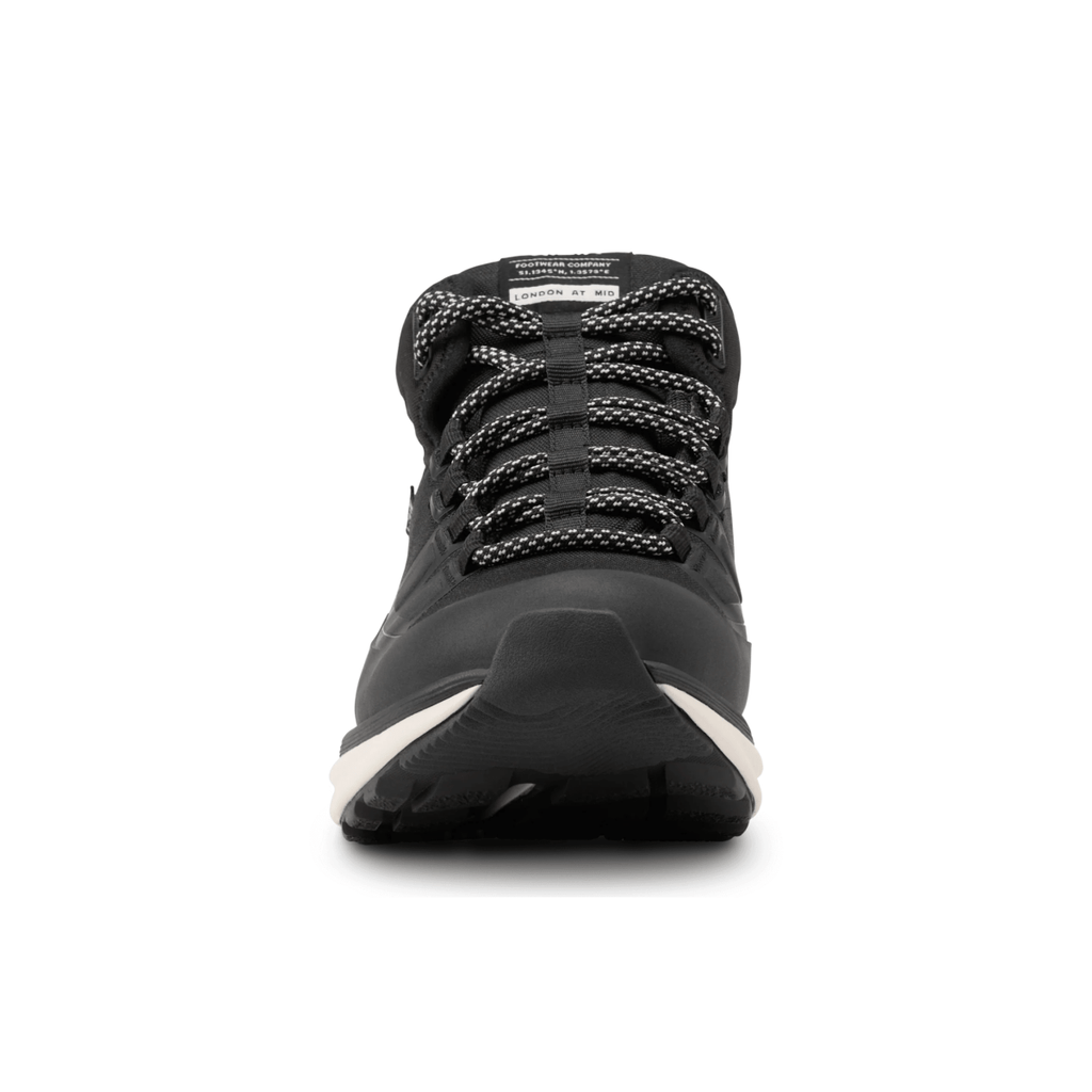 Kizik Women's London All-Terrain Mid Black/White Waterproof