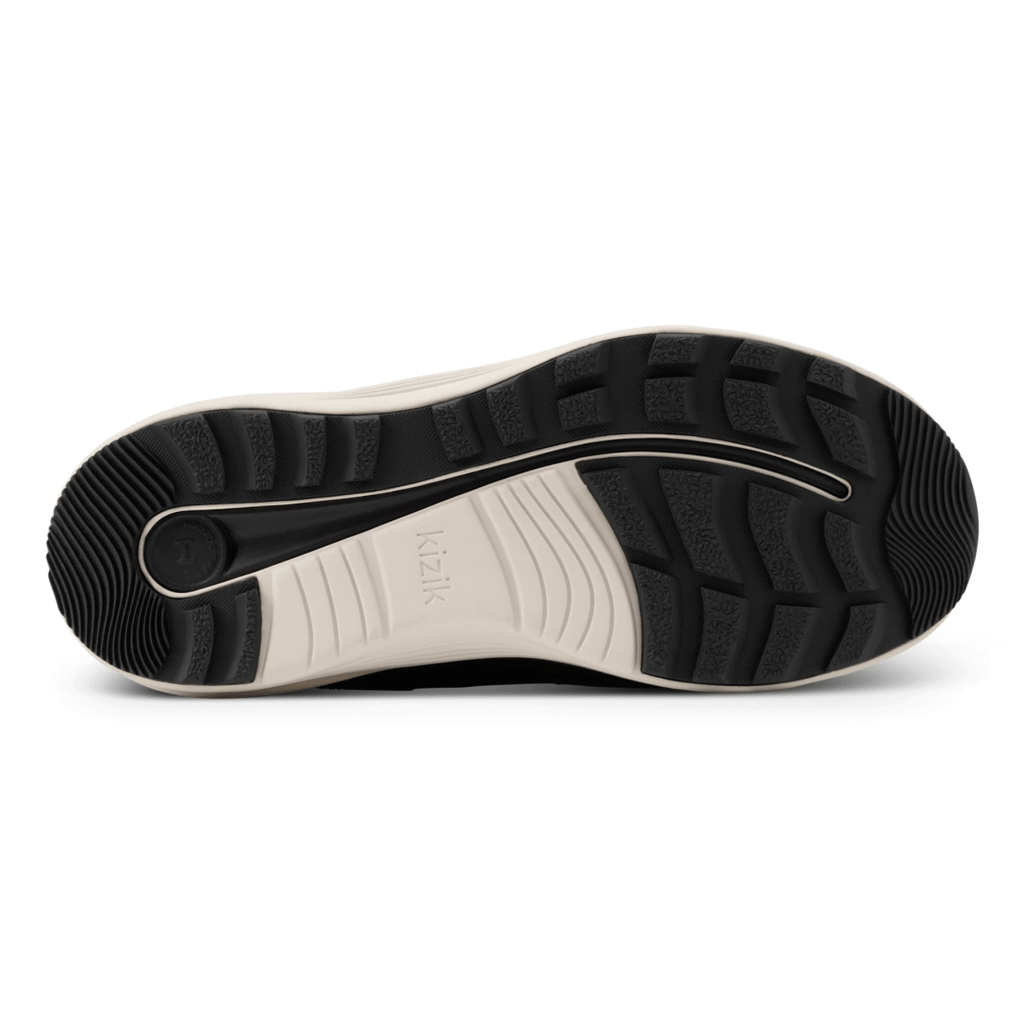 Kizik Women's London All-Terrain Mid Black/White Waterproof