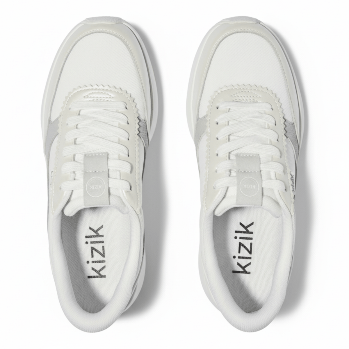 Kizik Women's Paris Metallic White