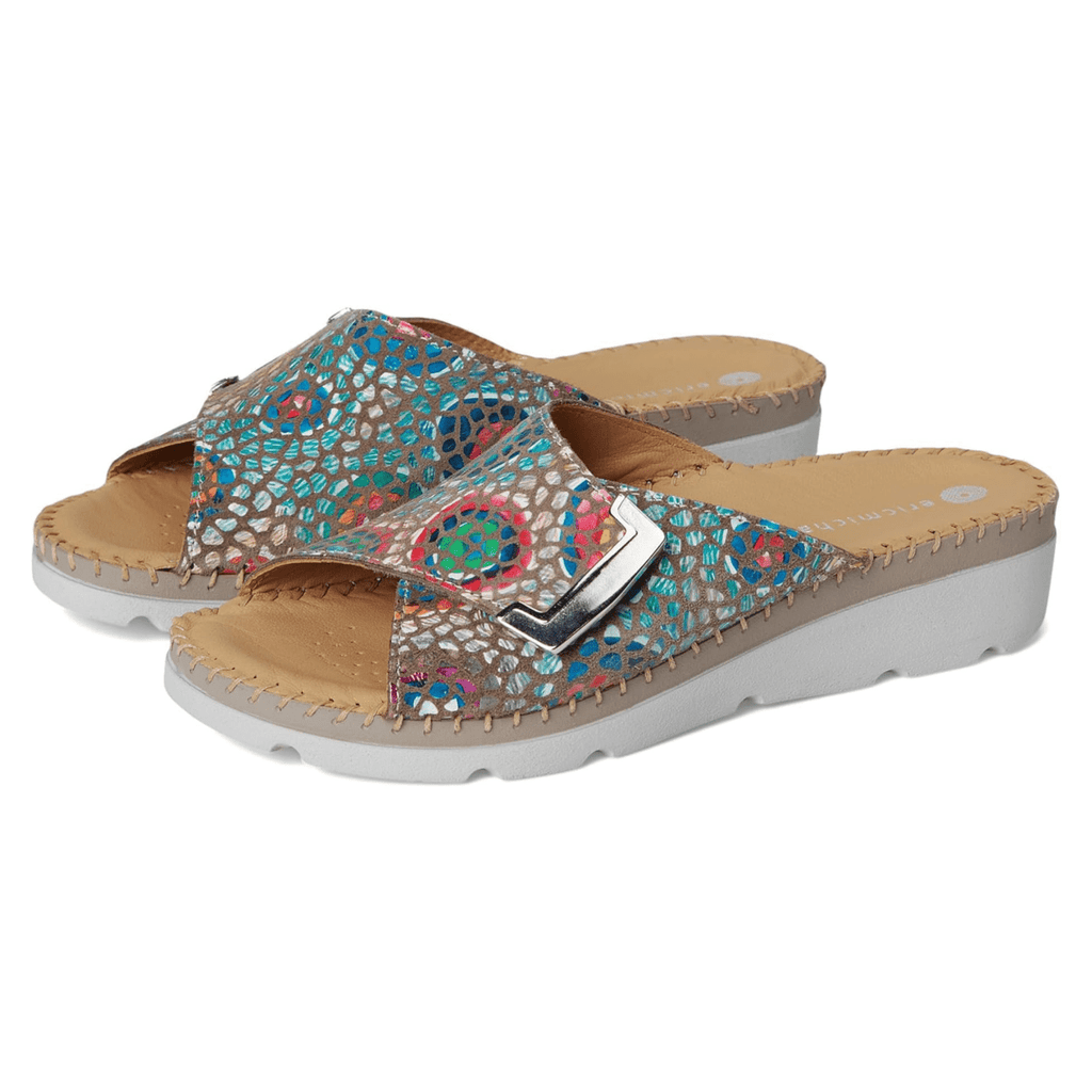 La Plume Women's Agua Mosaic Leather