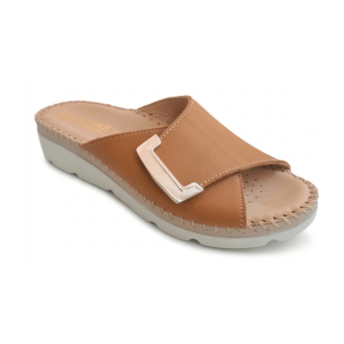 La Plume Women's Agua Tan Leather