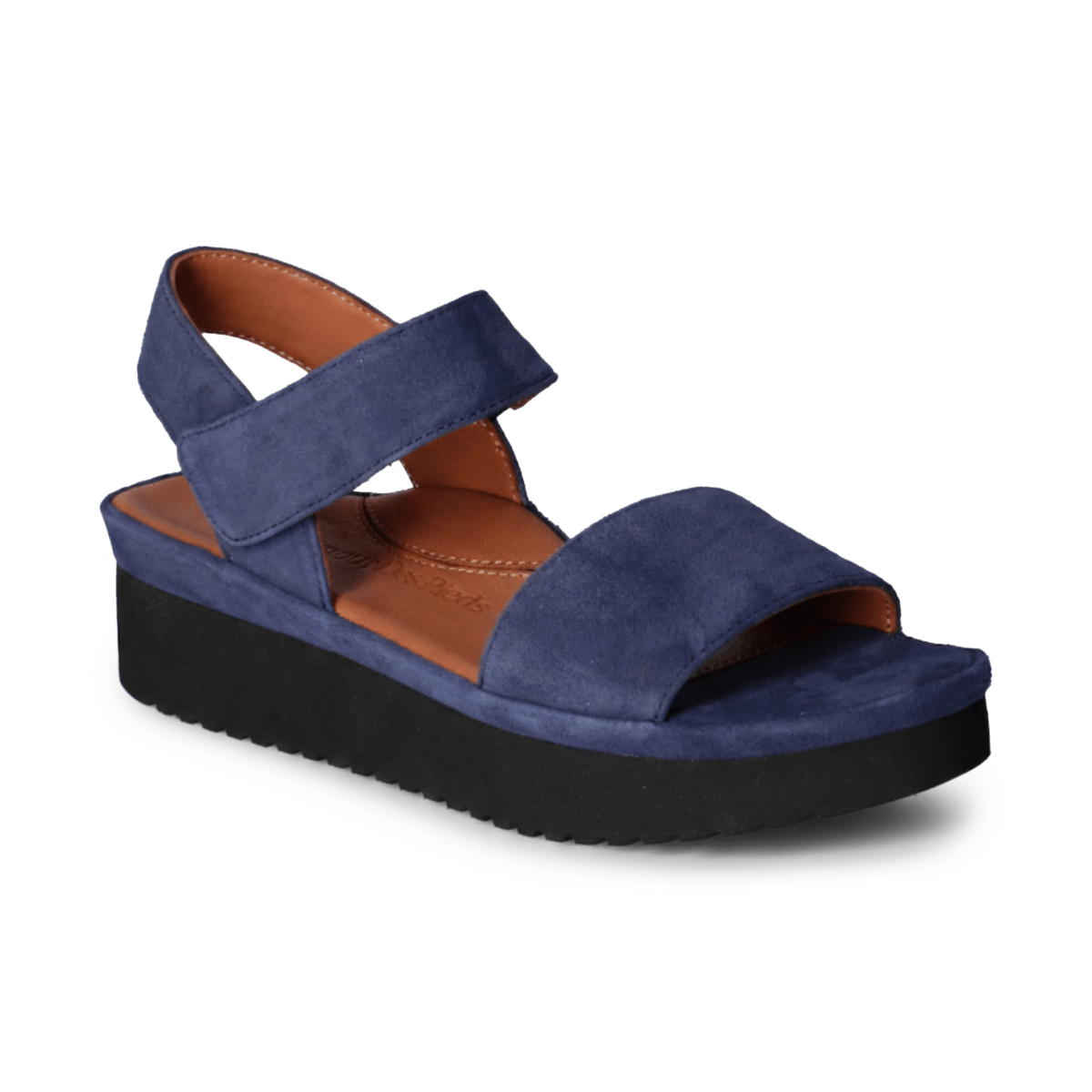 L'Amour Des Pieds Women's Abrilla Navy Kidsuede
