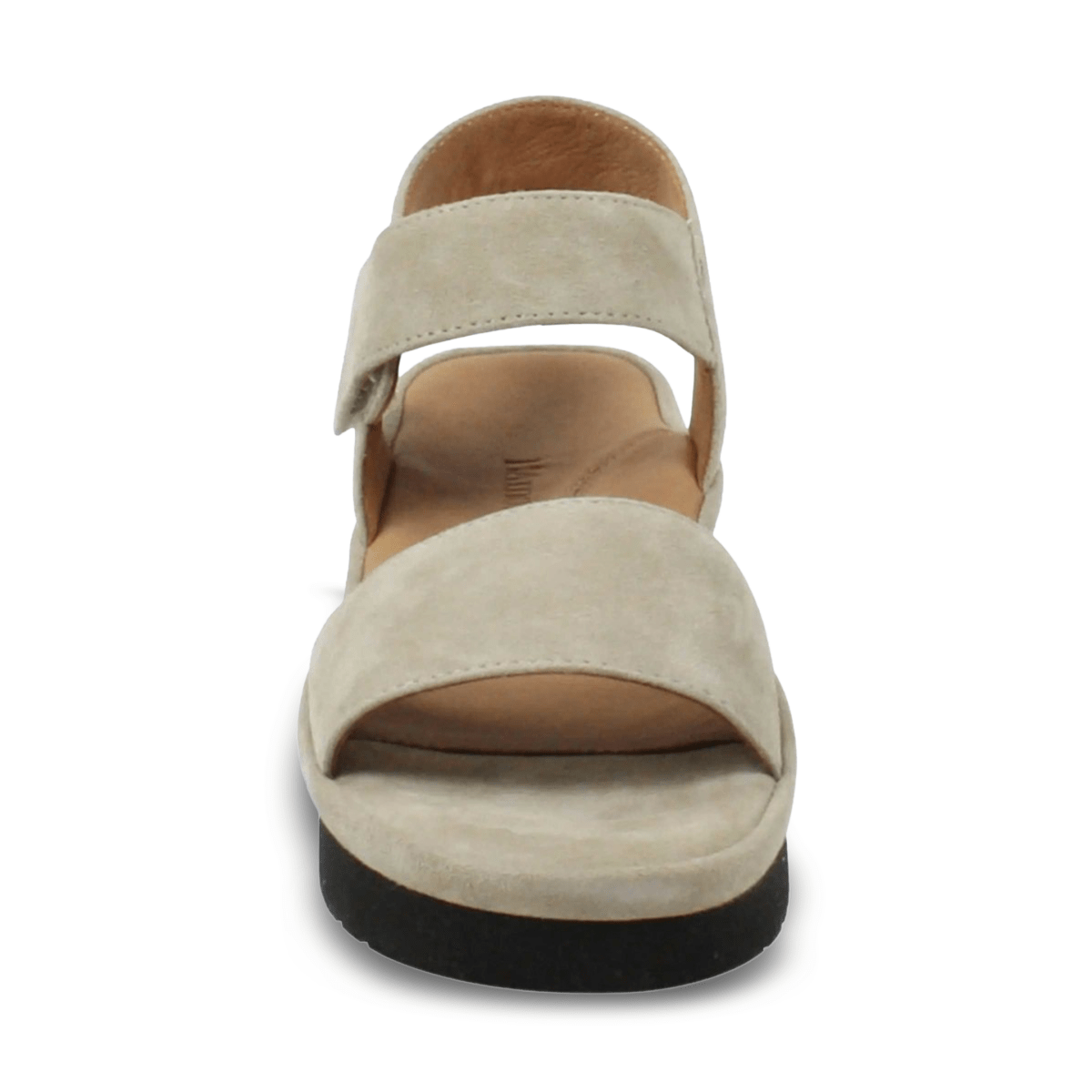 L'Amour Des Pieds Women's Abrilla Taupe Suede