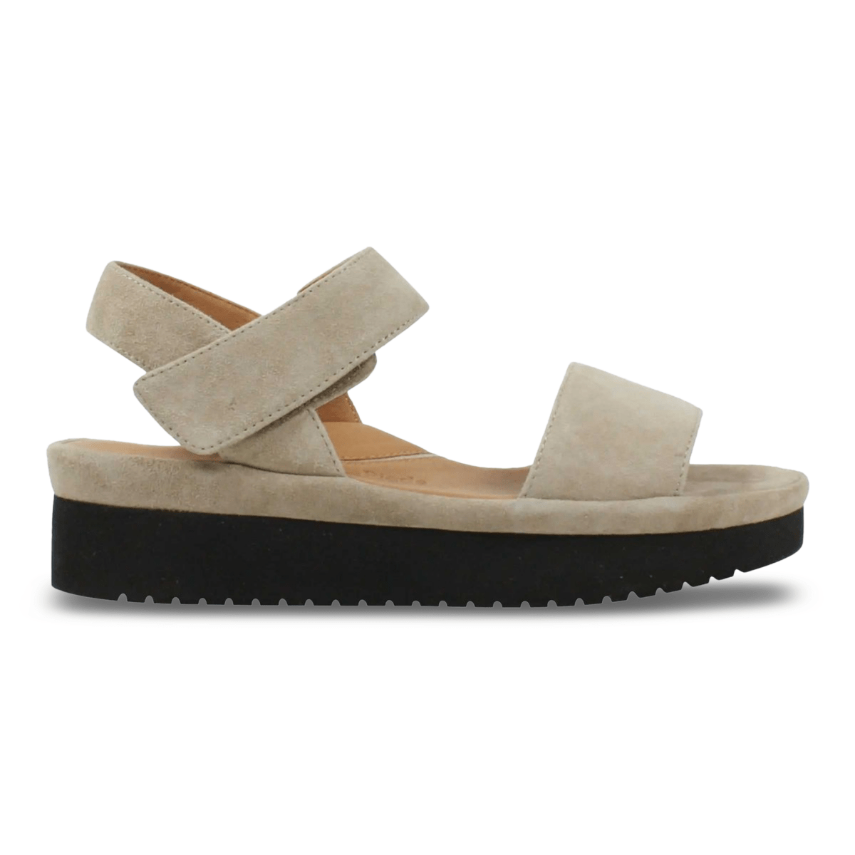 L'Amour Des Pieds Women's Abrilla Taupe Suede