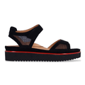 L'Amour Des Pieds Women's Arna Black Suede/Mesh
