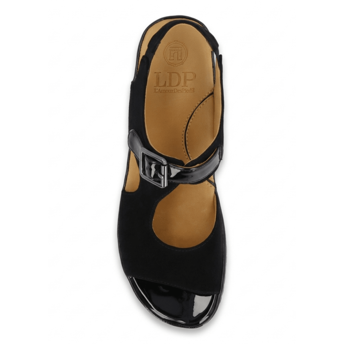 L'Amour Des Pieds Women's Azenor Black Kidsuede