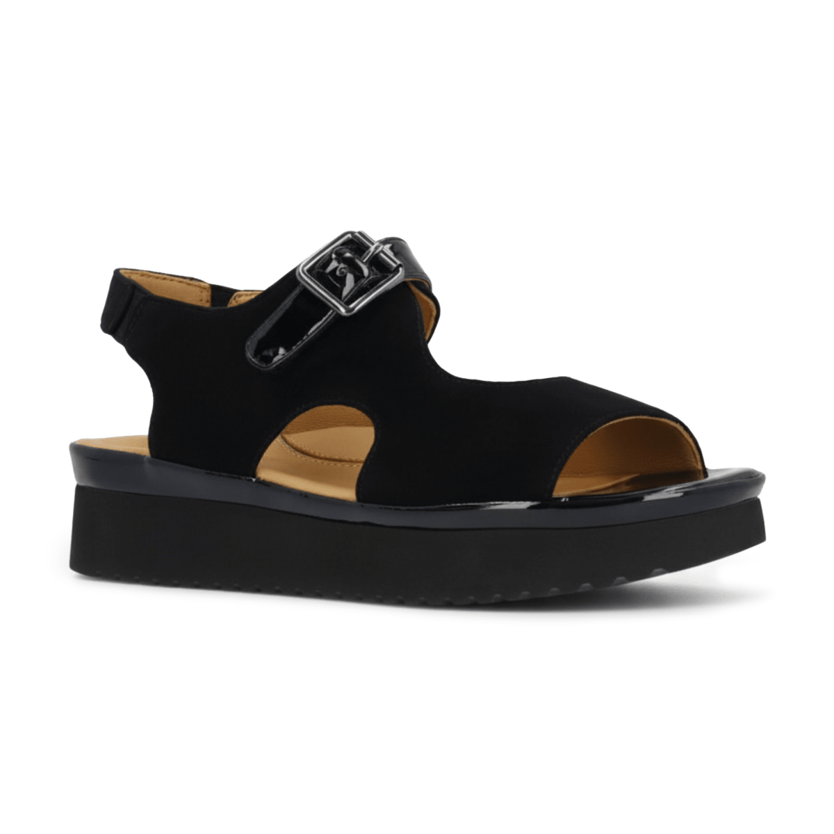 L'Amour Des Pieds Women's Azenor Black Kidsuede
