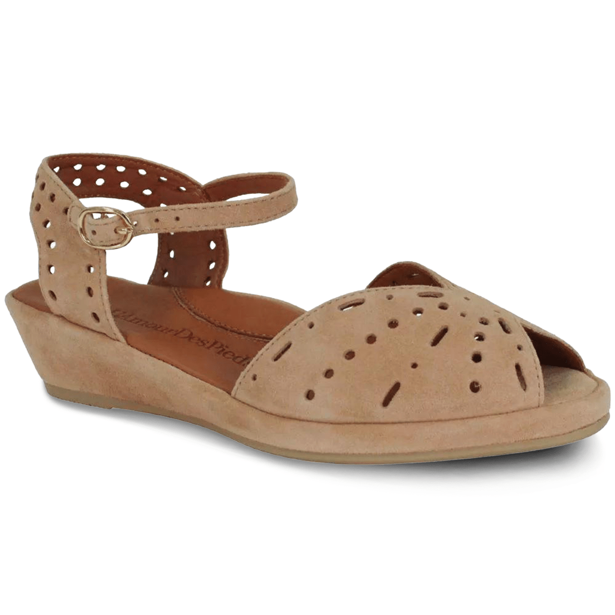 L'Amour Des Pieds Women's Brenn Cognac Suede