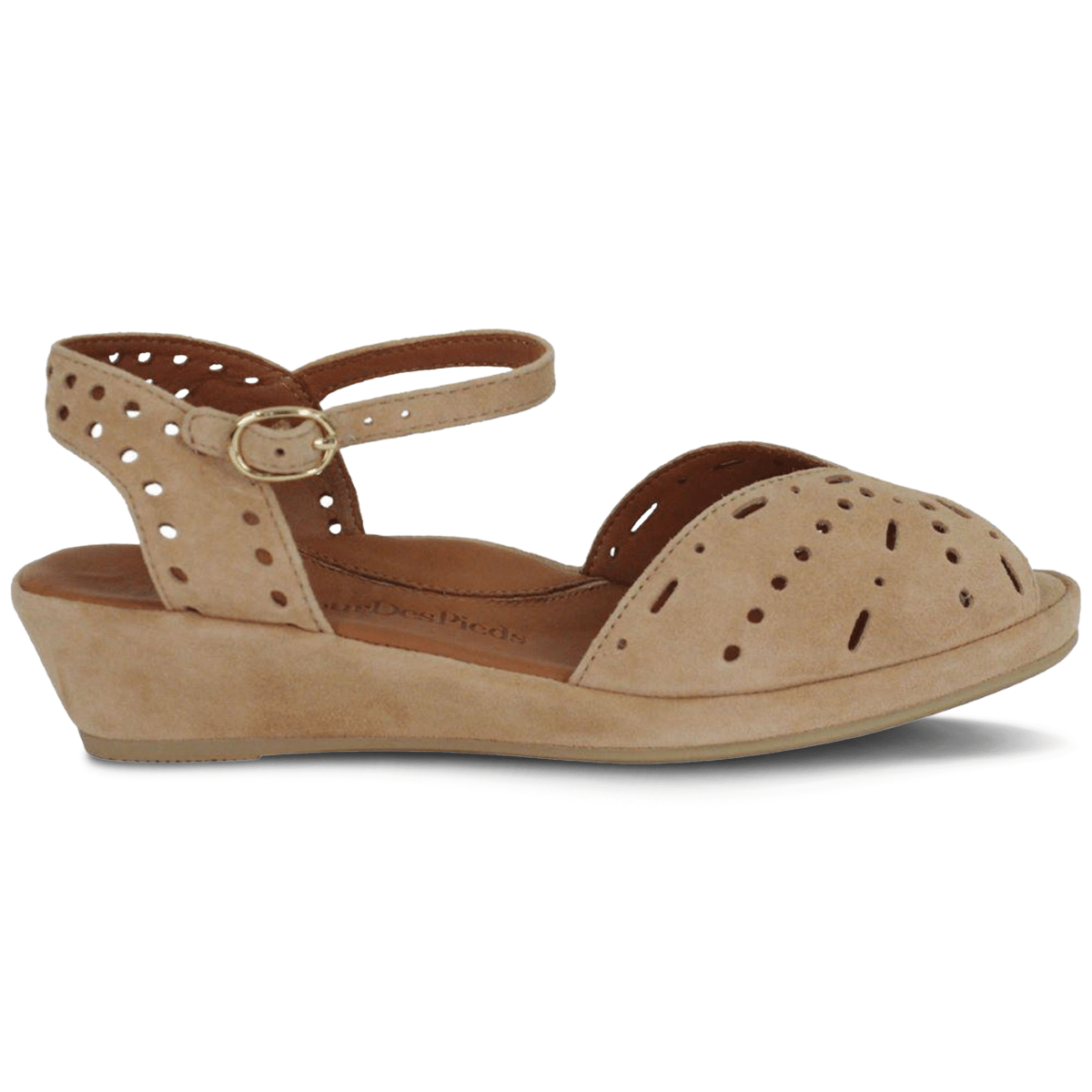 L'Amour Des Pieds Women's Brenn Cognac Suede