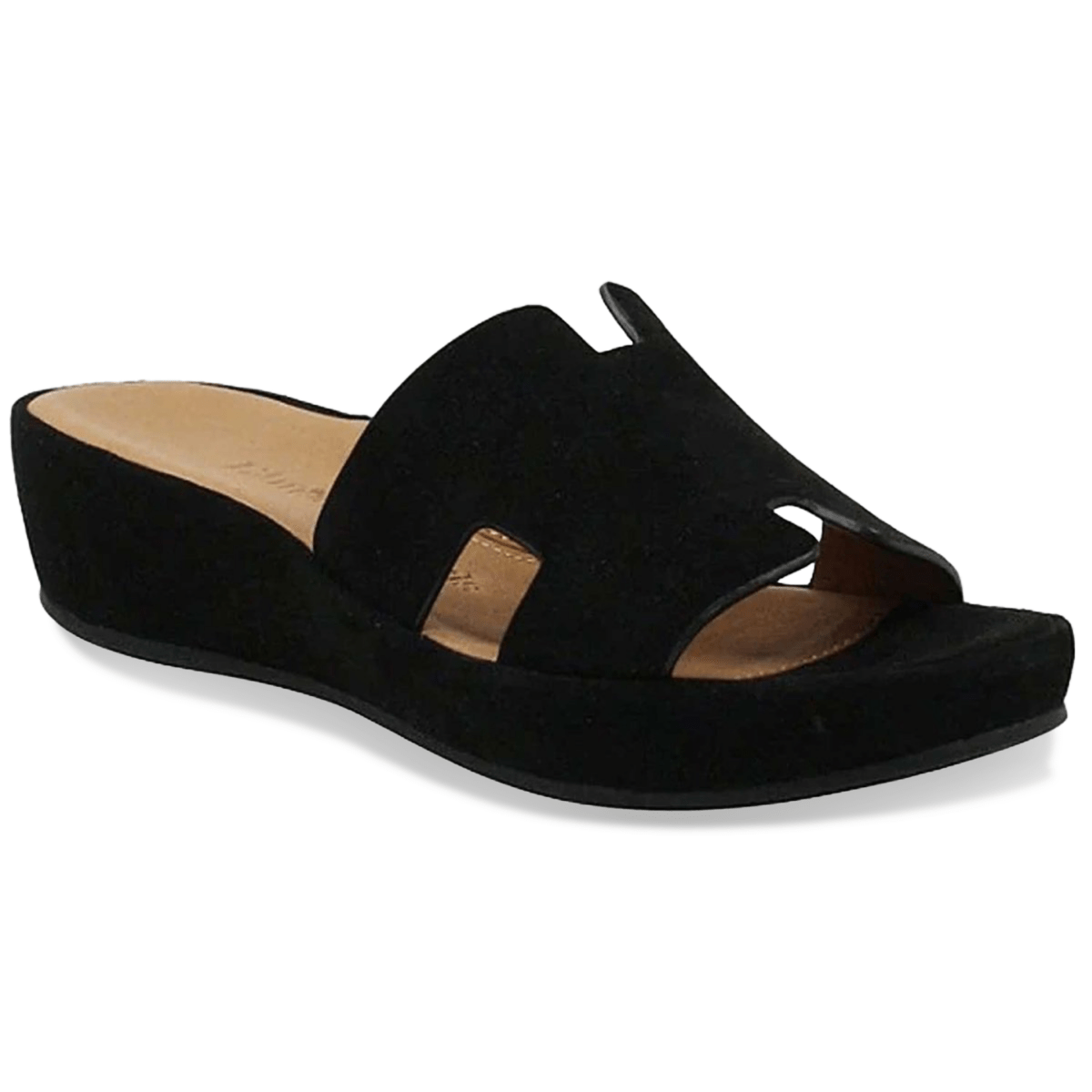 LAmour Des Pieds Women's Catiana Black Suede