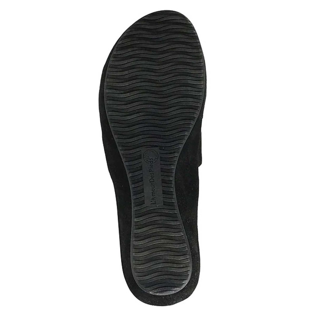 LAmour Des Pieds Women's Catiana Black Suede