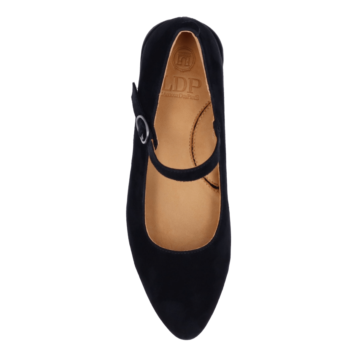 L'Amour Des Pieds Women's Katriel Black Kidsuede