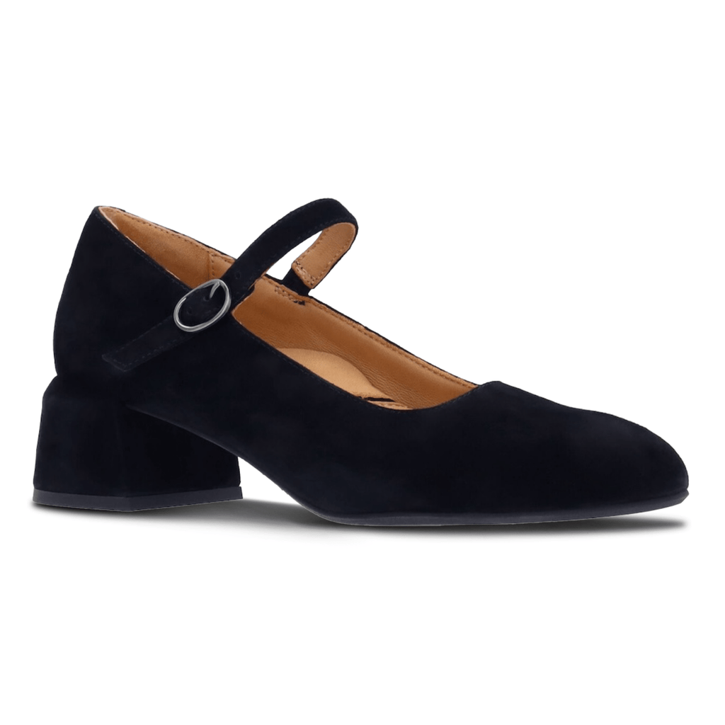 L'Amour Des Pieds Women's Katriel Black Kidsuede