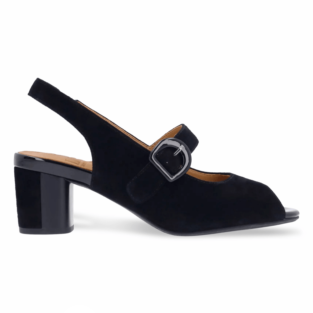 L'Amour Des Pieds Women's Merryn Black Kidsuede