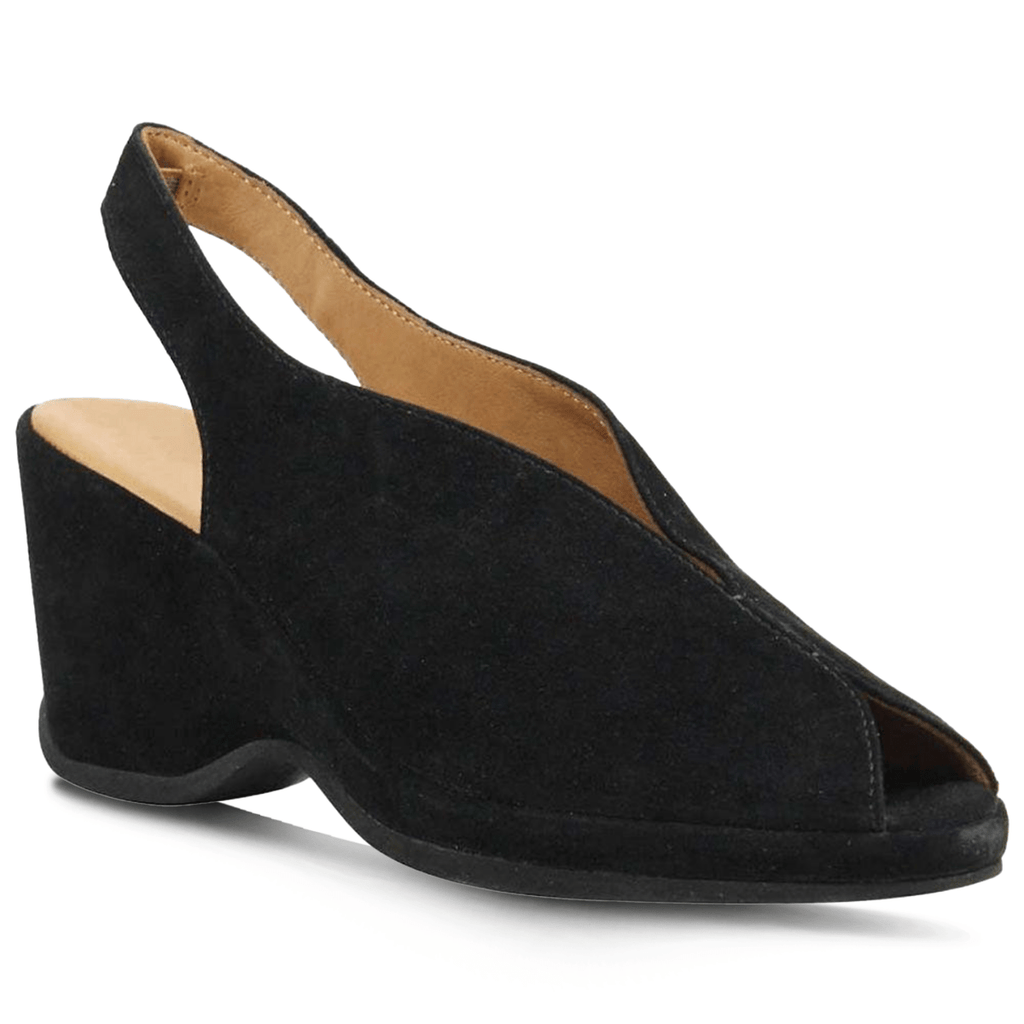 L'Amour Des Pieds Women's Odetta Black Suede