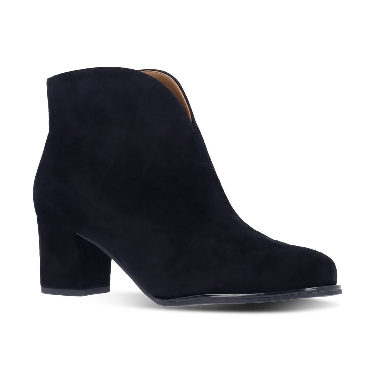 L'Amour Des Pieds Women's Phinn Black Kidsuede