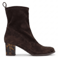 L'Amour Des Pieds Women's Picarus Chocolate Stretch Suede