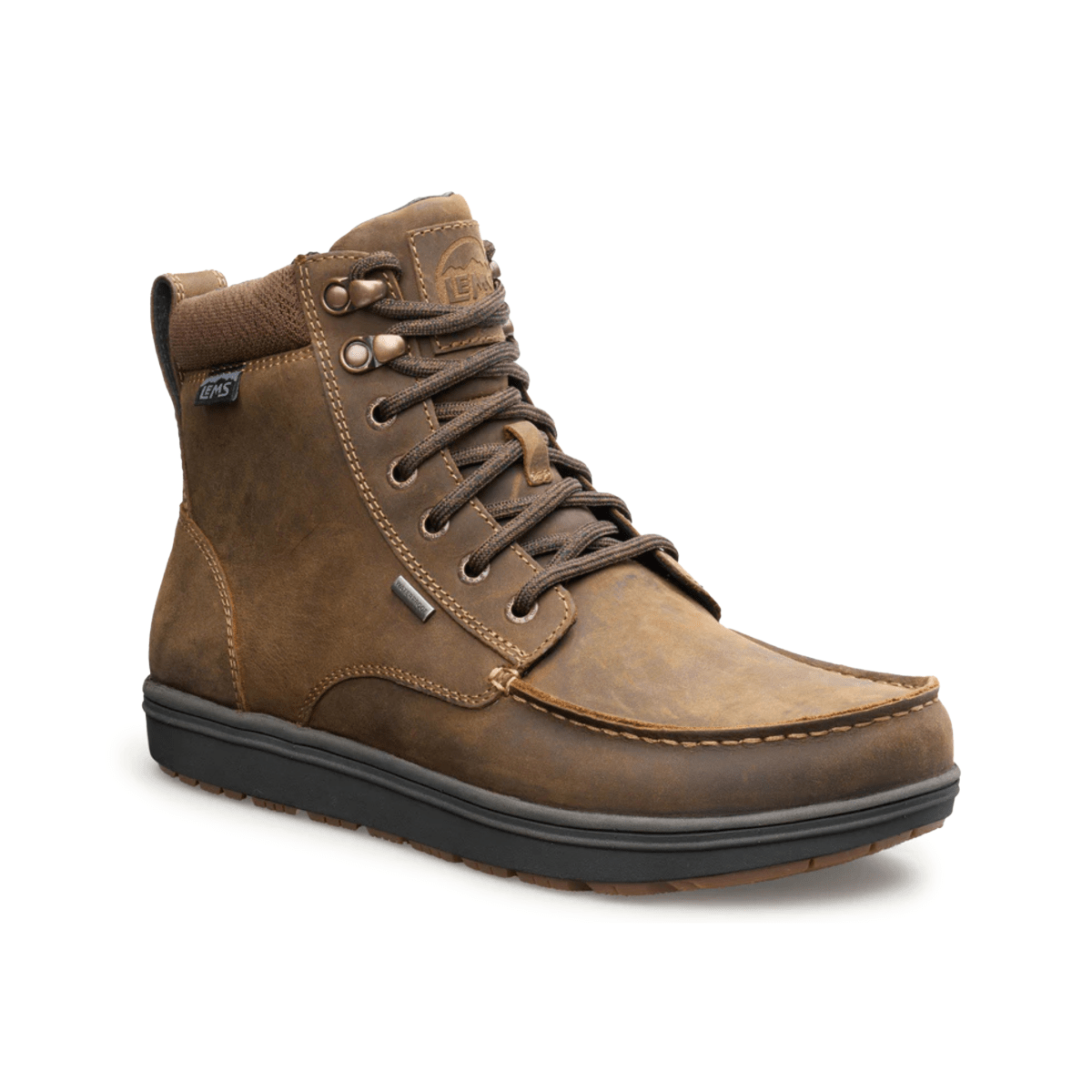 Lems Men's Boulder Boot Grip Dakota Waterproof