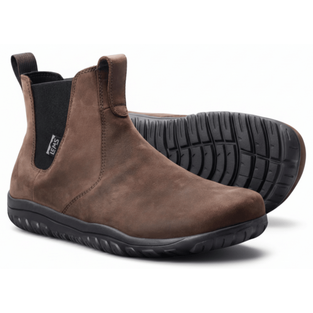 Lems Men's Chelsea Boot Espresso Leather Waterproof